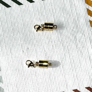 Magnetic Necklace Clasps Closures Gold Tone